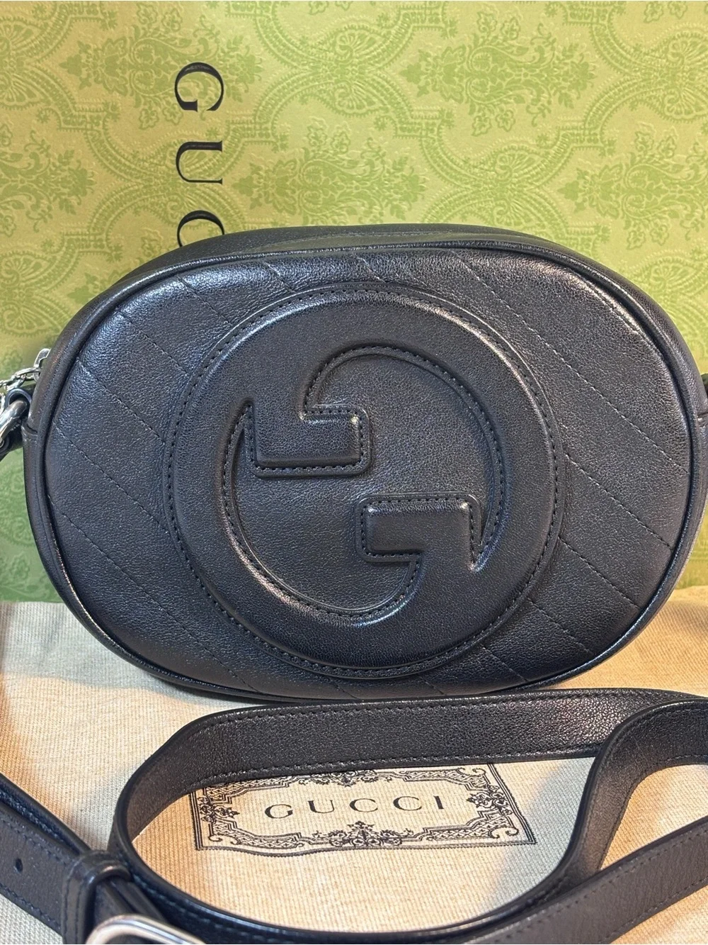 Gucci NM Blondie Black Camera Bag